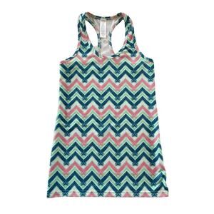 Ivivva Chevron Keep Your Cool Tank Top Size 10